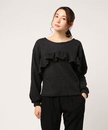 ブークレフリルプルオーバートップス