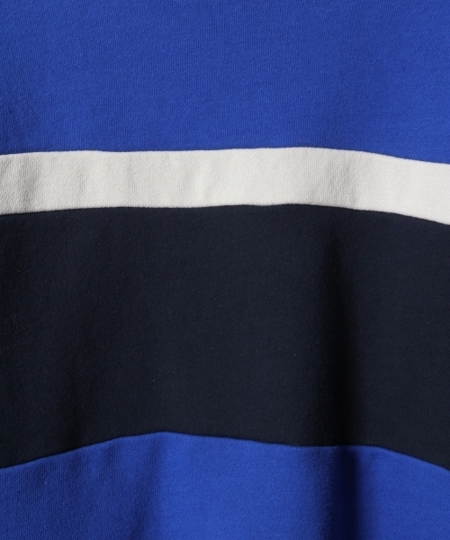 RAGEBLUE（レイジブルー）の「パネル裏毛スウェットクルー/789016（Tシャツ/カットソー・メンズ・ブルー/ベージュ/ホワイト・LARGE/MEDIUM/SMALL）」の16枚目の写真