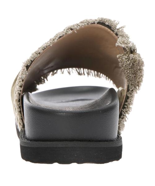 AMERICAN HOLIC（アメリカンホリック）の「・フリンジサンダル（サンダル・レディース・ブラック/アイボリー/カーキ・S/M/L）」の8枚目の写真