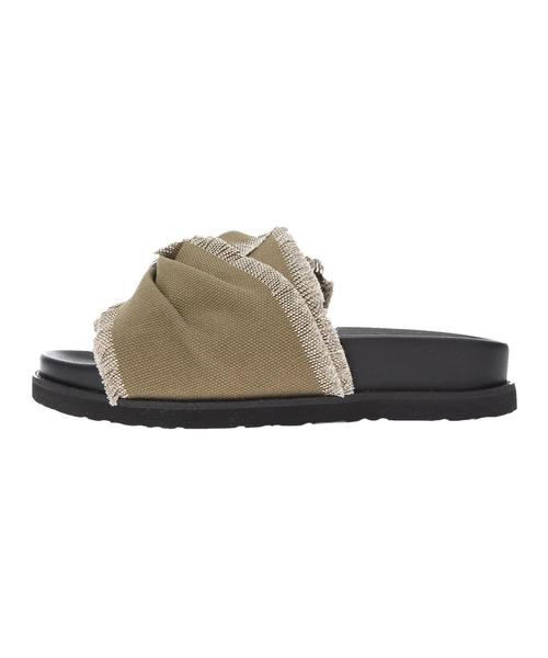 AMERICAN HOLIC（アメリカンホリック）の「・フリンジサンダル（サンダル・レディース・ブラック/アイボリー/カーキ・S/M/L）」の6枚目の写真