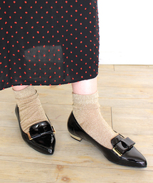 JELLY BEANS | ポインテッドトゥオペラリボンパンプス(124-1156)JELLY BEANS(ジェリービーンズ)(パンプス)