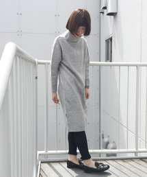 LBC | 7Gタートルコクーンニットワンピース(ワンピース)