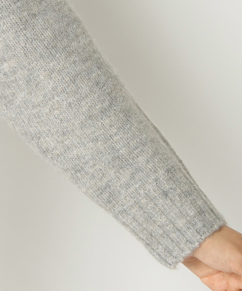 LBC（エルビーシー）の「7Gタートルコクーンニットワンピース（ワンピース・レディース・グレー/ネイビー・M）」の7枚目の写真