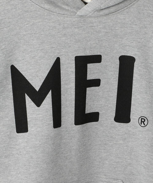 MEI（メイ）の「【別注】MEI 裏毛プルオーバーパーカー（パーカー・メンズ・パープル/マルチ/グレー・X-LARGE/LARGE/SMALL/MEDIUM）」の8枚目の写真