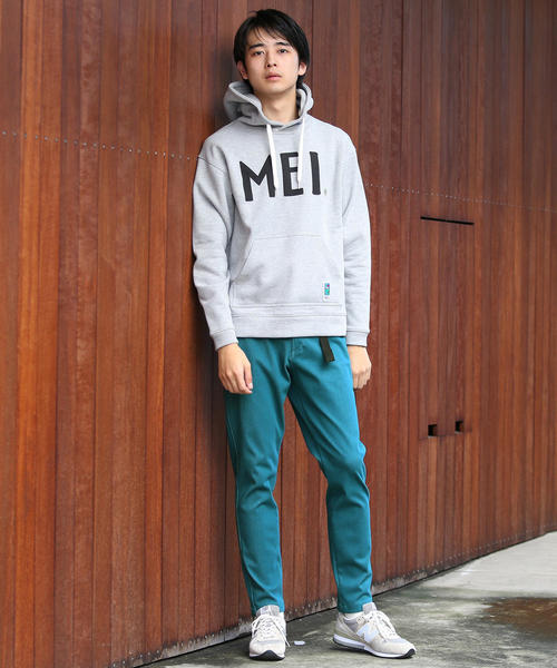 MEI（メイ）の「【別注】MEI 裏毛プルオーバーパーカー（パーカー・メンズ・パープル/マルチ/グレー・X-LARGE/LARGE/SMALL/MEDIUM）」の14枚目の写真