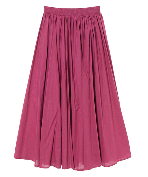 fifth（フィフス）の「シャーリングロングスカート（スカート・レディース・パープル/イエロー/グリーン/ネイビー/レッド・MEDIUM）」の9枚目の写真