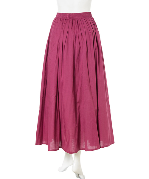 fifth（フィフス）の「シャーリングロングスカート（スカート・レディース・パープル/イエロー/グリーン/ネイビー/レッド・MEDIUM）」の11枚目の写真