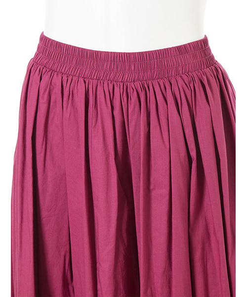 fifth（フィフス）の「シャーリングロングスカート（スカート・レディース・パープル/イエロー/グリーン/ネイビー/レッド・MEDIUM）」の12枚目の写真