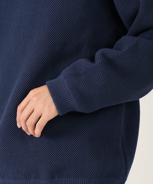 crepuscule（クレプスキュール）の「◆CREPUSCULE / クレプスキュール カノコ CREW KNIT（ニット/セーター・メンズ・ブラウン/ベージュ/ブルー・1/2）」の8枚目の写真