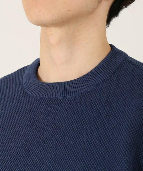 crepuscule（クレプスキュール）の「◆CREPUSCULE / クレプスキュール カノコ CREW KNIT（ニット/セーター・メンズ・ブラウン/ベージュ/ブルー・1/2）」の11枚目の写真