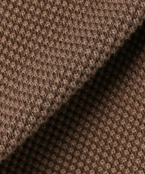 crepuscule（クレプスキュール）の「◆CREPUSCULE / クレプスキュール カノコ CREW KNIT（ニット/セーター・メンズ・ブラウン/ベージュ/ブルー・1/2）」の12枚目の写真