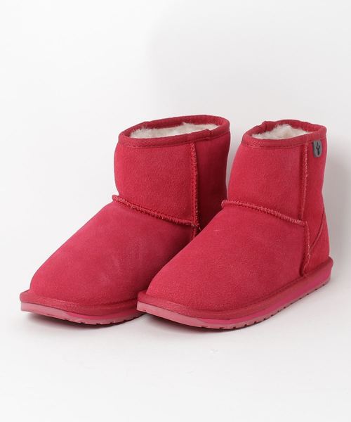 EMU Australia（エミューオーストラリア）の「Wallaby Mini（ブーツ・キッズ・チャコールグレー/ブラウン/ブラック/カーキブラウン/フューシャピンク/ネイビー/プラム/ピンク・10/11/13/2/1/12/9/3/8/4）」の18枚目の写真