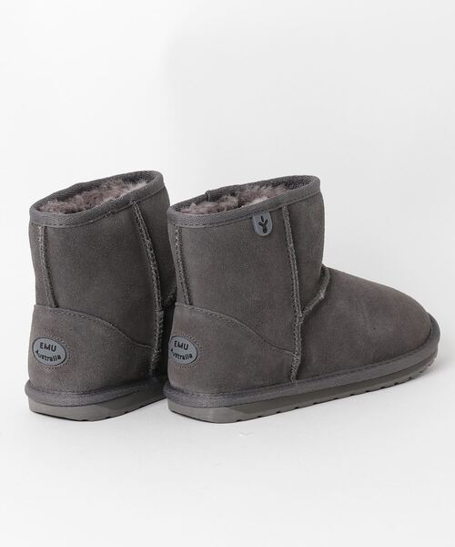 EMU Australia（エミューオーストラリア）の「Wallaby Mini（ブーツ・キッズ・チャコールグレー/ブラウン/ブラック/カーキブラウン/フューシャピンク/ネイビー/プラム/ピンク・10/11/13/2/1/12/9/3/8/4）」の9枚目の写真