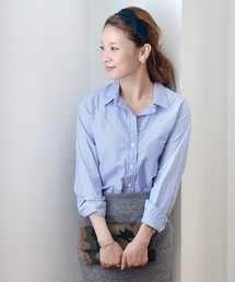 SHIPS for women | ストライプ スキッパーシャツ(シャツ/ブラウス)