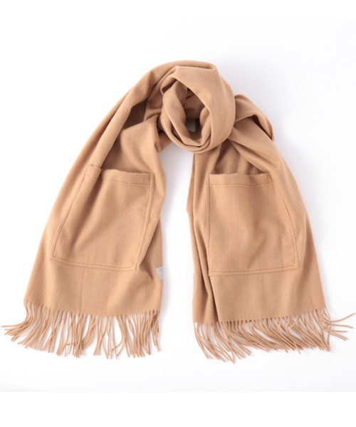 Jubilee Fabric（ジュビリーファブリック）の「ポケット付　ウールストール（ストール/ショール・レディース・ベージュ/グレー/ピンク/ブラック・FREE）」の16枚目の写真