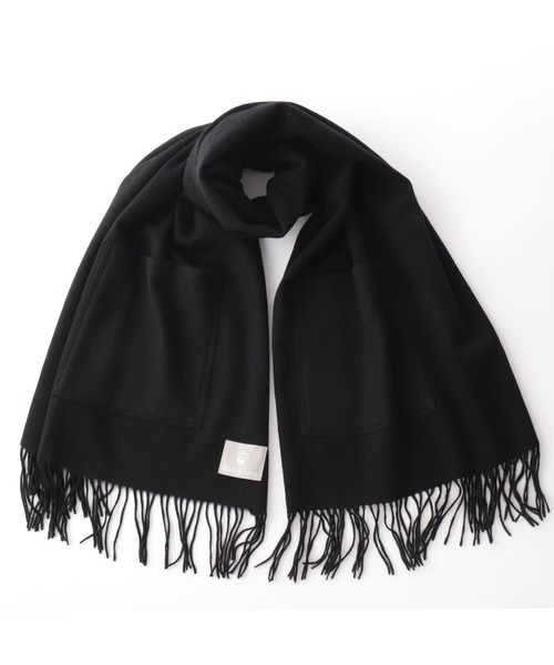 Jubilee Fabric（ジュビリーファブリック）の「ポケット付　ウールストール（ストール/ショール・レディース・ベージュ/グレー/ピンク/ブラック・FREE）」の15枚目の写真