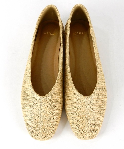 minia（ミニア）の「スクエアトゥ 2WAY バブーシュ/フラットシューズ　□（パンプス・レディース・ホワイト/ブラック系その他/ブラウン系その他/パイソン/レッド/ブラック/ブラック系その他2/ベージュ系その他2/ベージュ・M/L/S/LL）」の21枚目の写真