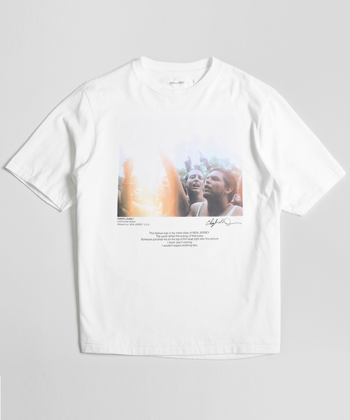 JOHN MASON SMITH / CHERYL DUNN LIGHTLEAK MOSH & PINK HAT S/S 半袖プリントTシャツ JOHN MASON SMITH / CHERYL DUNN LIGHTLEAK MOSH & PINK HAT S/S 半袖プリントTシャツ