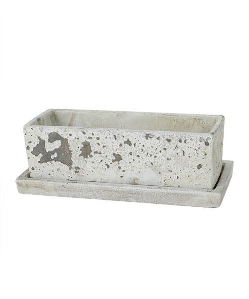 DULTON(ダルトン)の「SOLID PLANTER RECTANGLE L/植木鉢(フラワーベース・メンズ・ブラウン/グレー/グレー系その他・FREE)」の2枚目の写真