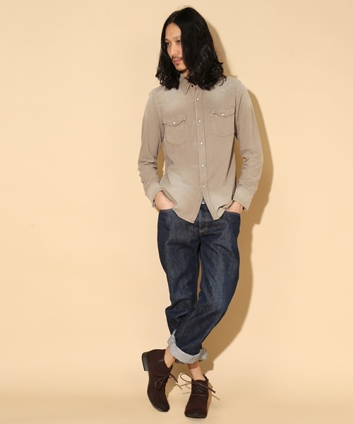 Dedes(デデス)の「Dedes / サイドジップチャッカブーツ(5106) ショートブーツ(ブーツ・メンズ・ブラック/グレー/ダークブラウン/ベージュ/ネイビー/キャメル/レッド・43/40/41/42/44)」の20枚目の写真