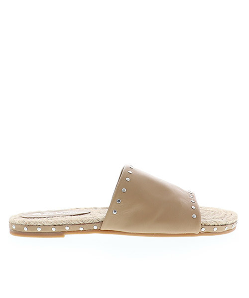 A de Vivre（アドゥヴィーヴル）の「【本革】スタッズジュートサンダル（サンダル・レディース・ベージュ/パープル/ブラック系その他・38/37/39/36）」の5枚目の写真