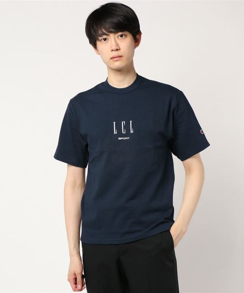 LES CINQ LETTRES(レサンクレトルズ)の「LES CINQ LETTRES. / レ サンク レトル LCL SPORT Tee(Tシャツ/カットソー・メンズ・ホワイト/ネイビー・MEDIUM/SMALL/LARGE)」の3枚目の写真