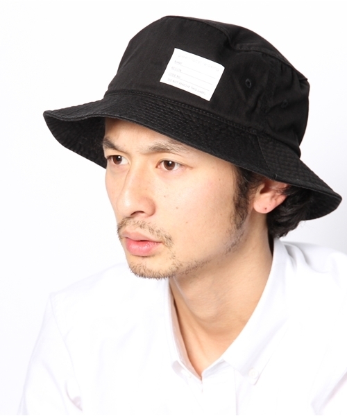 green label relaxing（グリーンレーベルリラクシング）の「MINI H/B BUCKET ハット（ハット・メンズ・ブラック/ダークグレー/オリーブ/ネイビー・フリー）」の9枚目の写真