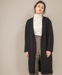 LIYOCAのチェスターコート Liyoca コート チェスターコート ダブルメルトンチェスター