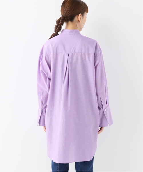 CITYSHOP(シティーショップ)の「ダンガリーシャツ(シャツ/ブラウス・レディース・カーキ/ブルー/ラベンダー・FREE)」の9枚目の写真