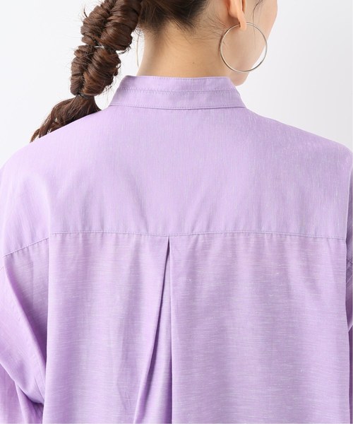CITYSHOP(シティーショップ)の「ダンガリーシャツ(シャツ/ブラウス・レディース・カーキ/ブルー/ラベンダー・FREE)」の11枚目の写真