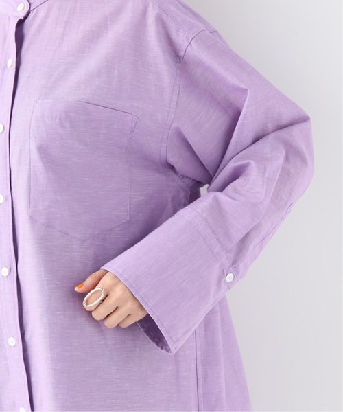 CITYSHOP(シティーショップ)の「ダンガリーシャツ(シャツ/ブラウス・レディース・カーキ/ブルー/ラベンダー・FREE)」の13枚目の写真