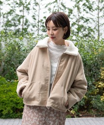 flower | リトルリバーシブルコート(ブルゾン)