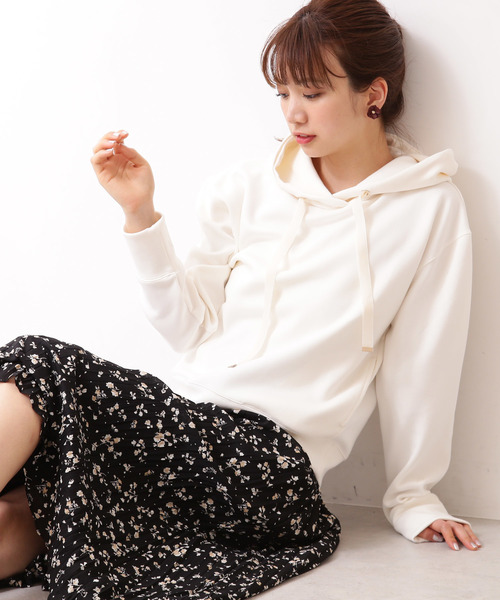 Proportion Body Dressing プロポーションボディドレッシング の 美人百花 掲載 ベルベッドリボンブランドロゴスウェットパーカー スウェット Wear