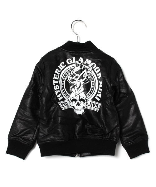 HYSTERIC MINI（ヒステリックミニ）の「HYSTERIC VIP LEOPARD GLAMOUR リバーシブル ジャンパー（ブルゾン・キッズ・ブラック/ピンク・100/120/110）」の14枚目の写真