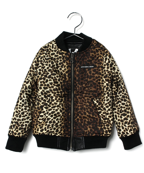 HYSTERIC MINI（ヒステリックミニ）の「HYSTERIC VIP LEOPARD GLAMOUR リバーシブル ジャンパー（ブルゾン・キッズ・ブラック/ピンク・100/120/110）」の6枚目の写真