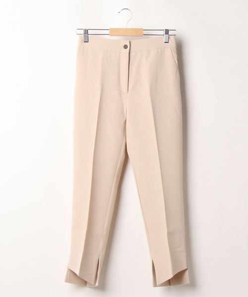 KOBE LETTUCE（コウベレタス）の「デザインスリットセンタープレススラックスパンツ（スラックス・レディース・パープル/カーキ/モカ/ホワイト系その他/ベージュ/ピンク/ライトカーキ/ブラック/イエロー系その他/ピンク系その他/ミント/ホワイト系その他2・FREE/S/M）」の18枚目の写真