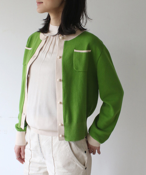 Marilyn Moon（マリリンムーン）の「バイカラークルーネック