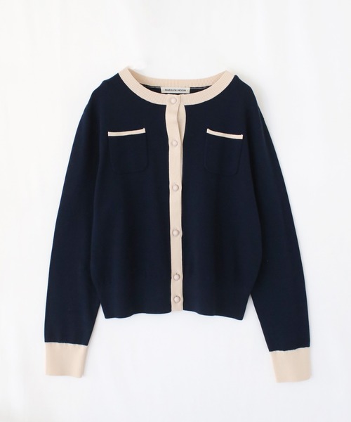 Marilyn Moon（マリリンムーン）の「バイカラークルーネック