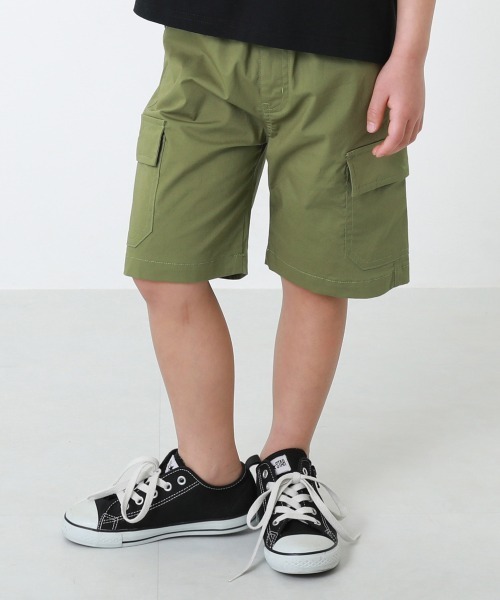 devirock(デビロック)の「カーゴハーフパンツ(その他パンツ・キッズ・ベージュ/ネイビー/カーキ/スミクロ・120cm/130cm/150cm/160cm/140cm/110cm/100cm)」の3枚目の写真