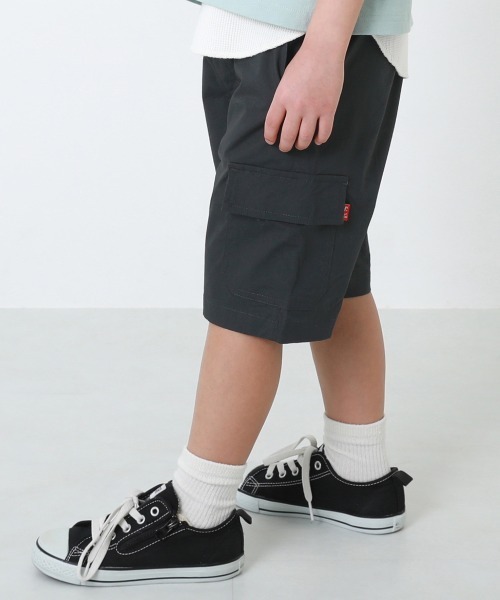 devirock(デビロック)の「カーゴハーフパンツ(その他パンツ・キッズ・ベージュ/ネイビー/カーキ/スミクロ・120cm/130cm/150cm/160cm/140cm/110cm/100cm)」の2枚目の写真