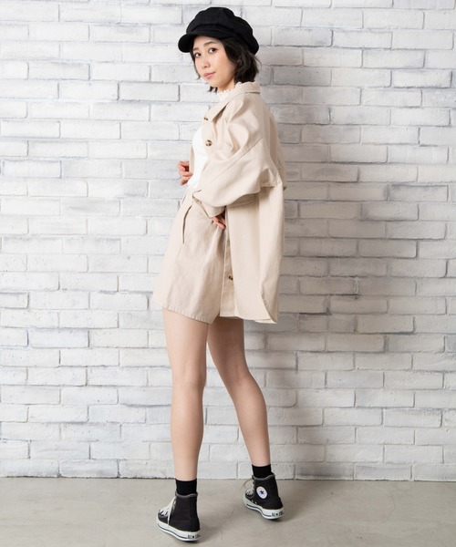 WEGO(ウィゴー)の「WEGO/【セットアップ対応商品】フロントシームタイトキュロット(その他パンツ・レディース・ホワイト/ナチュラル/グリーン系その他/ベージュ系その他2・FREE)」の15枚目の写真