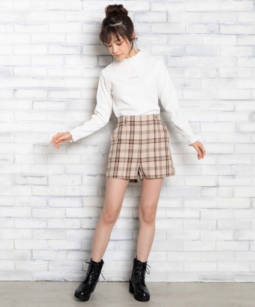 WEGO(ウィゴー)の「WEGO/【セットアップ対応商品】フロントシームタイトキュロット(その他パンツ・レディース・ホワイト/ナチュラル/グリーン系その他/ベージュ系その他2・FREE)」の21枚目の写真