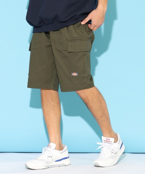 Dickies（ディッキーズ）の「Dickies/ディッキーズ  TWILL CARGO SHORTS カーゴショーツ（カーゴパンツ・メンズ・チャコールグレー/ブラック/ダークグリーン/サンドベージュ・32inch/28inch/34inch/36inch/30inch）」の4枚目の写真
