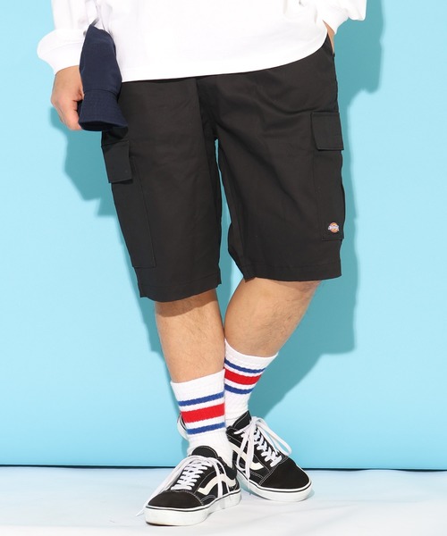 Dickies（ディッキーズ）の「Dickies/ディッキーズ  TWILL CARGO SHORTS カーゴショーツ（カーゴパンツ・メンズ・チャコールグレー/ブラック/ダークグリーン/サンドベージュ・32inch/28inch/34inch/36inch/30inch）」の20枚目の写真