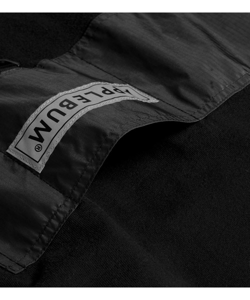 APPLEBUM（アップルバム）の「Rip Pocket Big T-shirt（Tシャツ/カットソー・メンズ・ネイビー/ブラック×ブラック/ブラック系その他・MEDIUM/LARGE/X-LARGE/SMALL）」の8枚目の写真