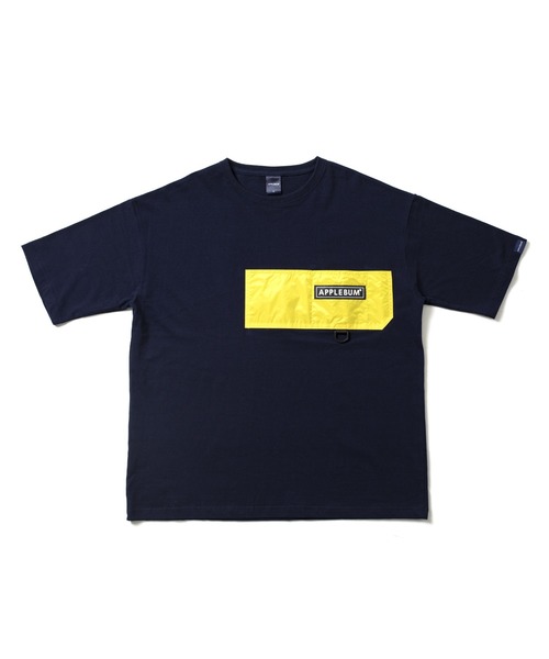 APPLEBUM（アップルバム）の「Rip Pocket Big T-shirt（Tシャツ/カットソー・メンズ・ネイビー/ブラック×ブラック/ブラック系その他・MEDIUM/LARGE/X-LARGE/SMALL）」の17枚目の写真