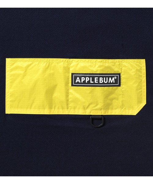 APPLEBUM（アップルバム）の「Rip Pocket Big T-shirt（Tシャツ/カットソー・メンズ・ネイビー/ブラック×ブラック/ブラック系その他・MEDIUM/LARGE/X-LARGE/SMALL）」の19枚目の写真