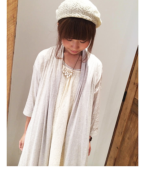 PUAL CE CIN(ピュアルセシン)の「重ね着風チュニック(Tシャツ/カットソー・レディース・オートミール/モカ/ネイビー・FREE)」の15枚目の写真