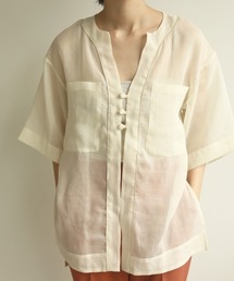 TODAYFUL | オーガンジーチャイナシャツ(シャツ/ブラウス)