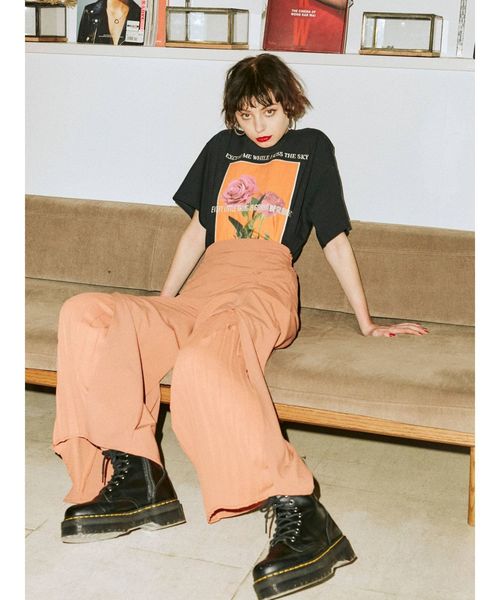 jouetie（ジュエティ）の「フォトBIG T（Tシャツ/カットソー・レディース・オフホワイト/グリーン/ブラック・MEDIUM）」の14枚目の写真
